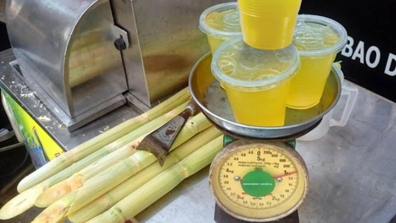 bán nước mía lít