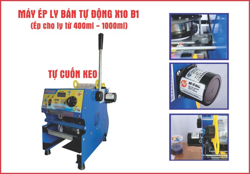 máy ép ly bán tự động x10b1