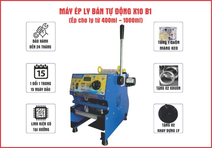 máy ép ly bán tự động x10b1