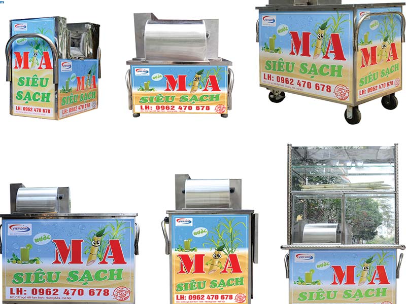 Có nhiều loại máy ép nước mía hiện nay