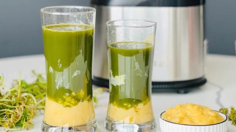 nước mía đậu xanh