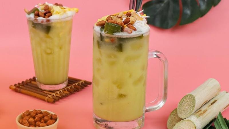 nước mía đậu xanh