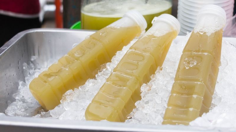 nước mía để qua đêm được không