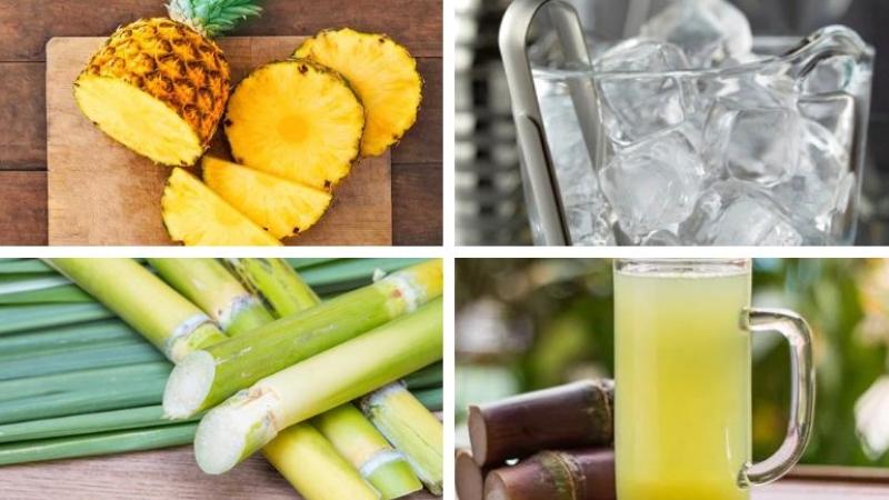 nước mía trái cây