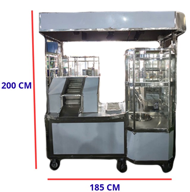 Máy ép mía 8 lô lục giác full inox 304