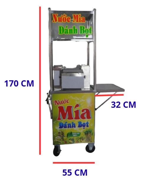 Máy ép mía siêu sạch 3 lô mini TK
