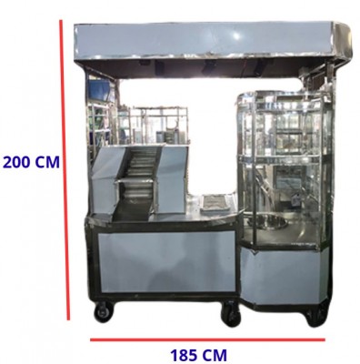 Máy ép mía 8 lô lục giác full inox 304