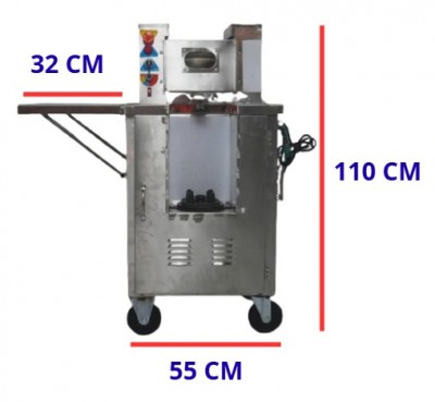 Máy ép mía siêu sạch 3 lô mini KTK