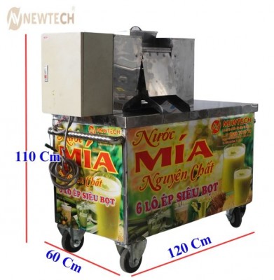 Máy ép mía công nghiệp - Xe LB 6 lô CN tạo bọt