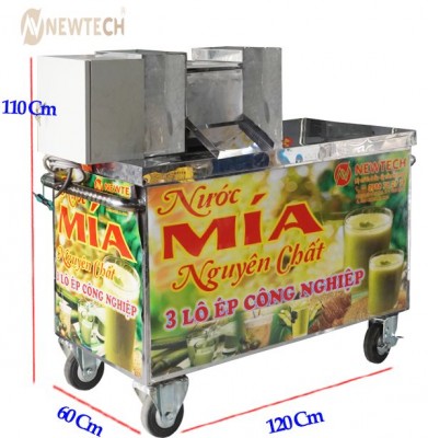 Máy ép mía công nghiệp - Xe LB 3 lô CN tạo bọt