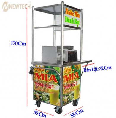 Máy ép mía cao cấp đánh bọt MINI TK 02 PROVIP 2025